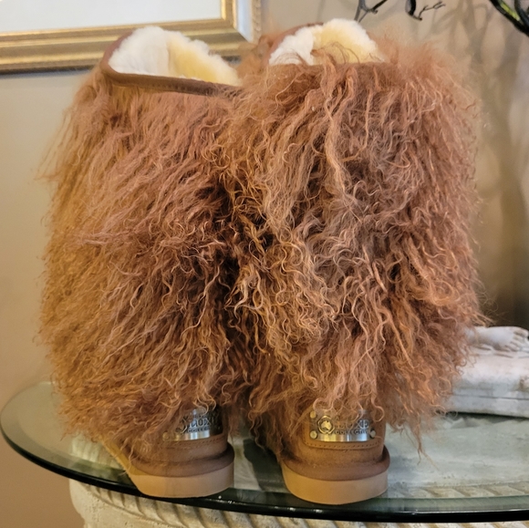 Australia Luxe Collective Huns Boot Mongolian Sheep Hair Sheep in Size 8. #399 - Picture 11 of 17
